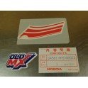 Autocollant de carénage Honda CBR 1000 HURRICANE 1988 64581-MM5-880ZB