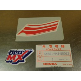 Autocollant de carénage Honda CBR 1000 HURRICANE 1988 64581-MM5-880ZB
