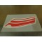 Autocollant de carénage Honda CBR 1000 HURRICANE 1988 64581-MM5-880ZB