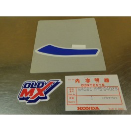 Autocollant de carénage Honda CBR 1000 HURRICANE 1988 64581-MM5-640ZB