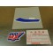 Autocollant de carénage Honda CBR 1000 HURRICANE 1988 64581-MM5-640ZB