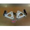Cales pieds passagers + support Honda 600 XLM