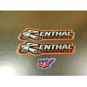 Paire de stickers de bras oscillant neuf Renthal 5.5x22cm
