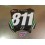 Autocollant plaque avant neuf Kawasaki 250 KXF 2017-2019