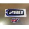 Stickers trappe filtre trial neuf Gas Gas 280 TXT BT280438038AZ
