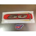 Autocollant de selle neuf Gas Gas 50 Trial ROOKIE BRT500110015