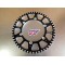 Couronne alu neuve 51 dents MIKA Metals Kawasaki 125/250/450/500 KX/KX-F 1985-2024