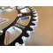 Couronne alu neuve 51 dents MIKA Metals Kawasaki 125/250/450/500 KX/KX-F 1985-2024
