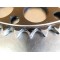 Couronne alu 50 dents RENTHAL 112U-520 Kawasaki 200/250 KDX 1985-2005 / 125/250/450 KX/KX-F 1985-2024