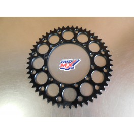Couronne alu neuve 52 dents RENTHAL 112U-520 Kawasaki 200/250 KDX 1985-2005 / 125/250/450 KX/KX-F 1985-2024