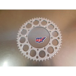 Couronne alu neuve 53 dents RENTHAL 112U-520 Kawasaki 200/250 KDX 1985-2005 / 125/250/450 KX/KX-F 1985-2024