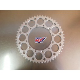 Couronne alu neuve 54 dents RENTHAL 112U-520 Kawasaki 200/250 KDX 1985-2005 / 125/250/450 KX/KX-F 1985-2024