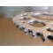 Couronne alu neuve 54 dents RENTHAL 112U-520 Kawasaki 200/250 KDX 1985-2005 / 125/250/450 KX/KX-F 1985-2024