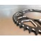 Couronne alu neuve 52 dents Torus Kawasaki 125/250/500 KX 1985-2008/ 200/250 KDX/ 250/450 KX-F 2004-2013