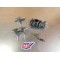 Fourchettes + barillet de sélection Kawasaki 250 KDX