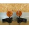 Pattes de phare + clignotants Suzuki 125 TS