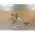 Axes + pattes de fixation moteur KTM 125 GS 1991