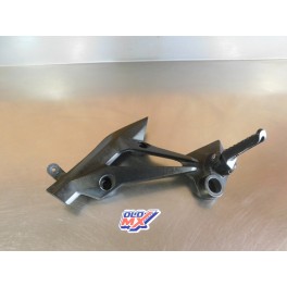 Support + cale pied passager gauche Kawasaki Z750 2007-2012