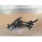 Support + cale pied passager gauche Kawasaki Z750 2007-2012
