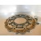 Disque de frein avant supermotard 320mm RSR + patte de déport Suzuki 400 DRZ