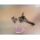 Supports de cales pieds Yamaha 250 YZ 1979