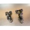 Cales pieds + supports Suzuki 350 DR SE