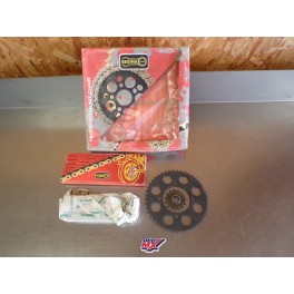 Kit chaine neuf Suzuki 125 Marauder 1996-1999 15/45T