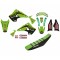 Kit déco réplica+ Housse de selle BLACKBIRD Kawasaki 125/250 KX 2003 à 2008