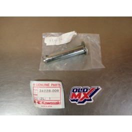 Axe de repose pied passager neuf origine Kawasaki 125/200 KMX / 250/650 KLR 34028-009