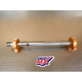 Axe + tendeurs de roue arri&egrave;re KTM EXC/SX 2000-2012