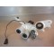 Support de cale pied + pédale de frein Ducati 1100 Hypermotard