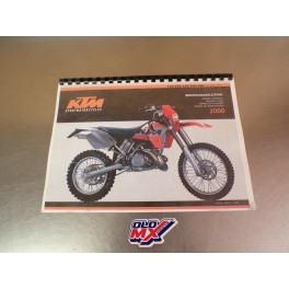 Manuel d'utilisation KTM 125/200/250/300/380 SX/MXC/EXC 2000