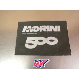 Manuel du propri&eacute;taire MOTO MORINI 500