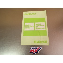 Manuel d'entretien Suzuki 250 RMX