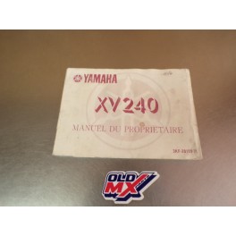 Manuel du propri&eacute;taire Yamaha 240 XV