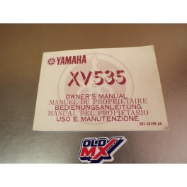 Manuel du propri&eacute;taire Yamaha 535 XV