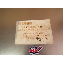 Manuel du propri&eacute;taire Yamaha 125/175 DTF/DTMX