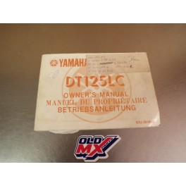 Manuel du propri&eacute;taire Yamaha 125 DTLC