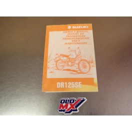 Manuel du propri&eacute;taire Suzuki DR125SE