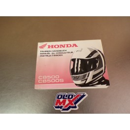 Manuel du propri&eacute;taire Honda CB500S