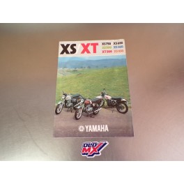 Affiche Yamaha XS / XT Vintage