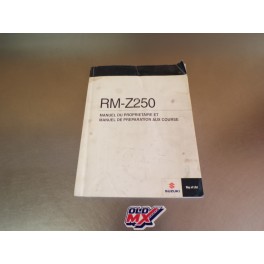 Manuel d&rsquo;atelier Suzuki RM-Z250 d&rsquo;origine
