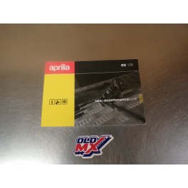 Manuel d'utilisation Aprilia 125 RS
