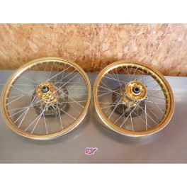 Paire de jantes EXCEL/TALON Suzuki 125/250 RM 2001-2008