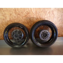 Paire de roue supermotard EXCEL Yamaha 600 XT 