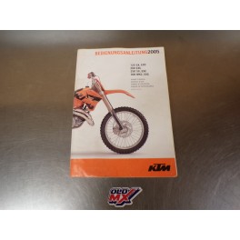 Manuel d'utilisation KTM 125/250 SX / 125/200/250/300 EXC 2005