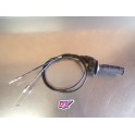 Poign&eacute;e + c&acirc;ble de gaz Yamaha 250 YZF 2006-2009