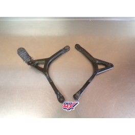 Supports de cales pieds passager Derbi 50 Fenix