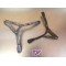 Supports de cales pieds passager Derbi 50 Fenix