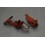 Cales pied + Supports KTM 600 LC4